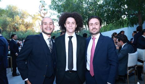  Carlos Buendía, Miguel Naya y Adrián Naya.