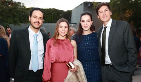  Luis Cabral, Paulina Estrada, Renata Castillo y Alfredo Hernández.