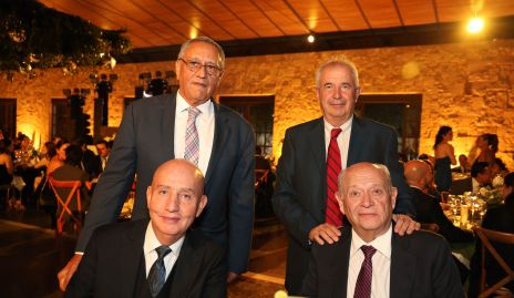  Guillermo Paredes, Joaquín Cosío, José Zendejas y Carlos Aldrete.