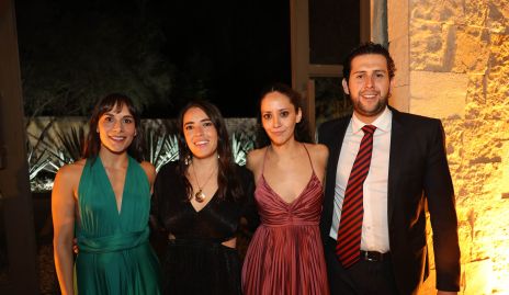  Marina Gómez, Elizabeth González, Paulina Silos y Gabriel Villarreal.