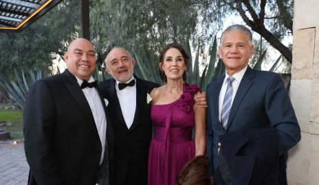  José Ángel Morales, Wilfrido Martínez, María Elena Torre y Félix González.