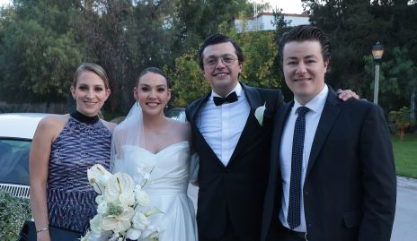  Ale Álvarez, Alejandra Morales, Aldo Martínez y Gastón Lozano.