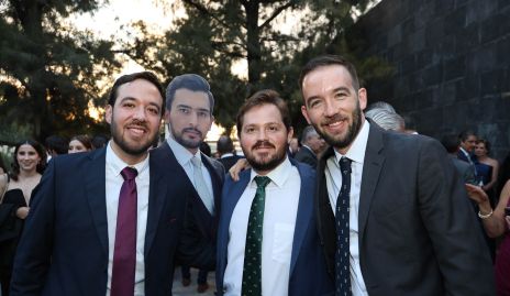  Andrés Anaya, Tirso González, Jorge Meade y Enrique Anaya.
