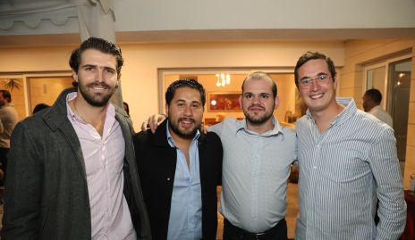  Gerardo Gómez, Jorge Rocha, Elías Abud y Pablo Reynoso.