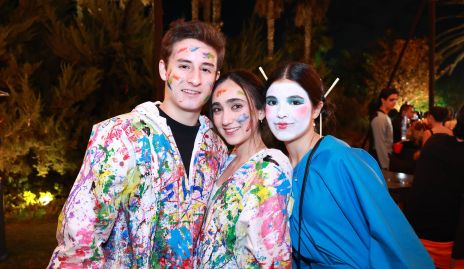  Víctor Marte, Sofía Flores y Aitana Hernández.