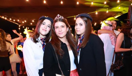  Melisa Cancino, Isa Rubio e Isa Garduño.