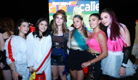  Isabel Hernández, Sofía Toledo, Ximena Payán, Anaisa Andrade, Isa Algara y  Paula de la Rosa.