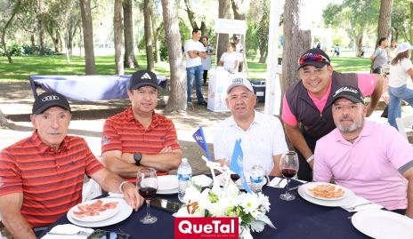  Jimmy Díaz Infante, Jesús Ortiz, Carlos Buendía, Emmanuel Guevara y Rafael Espinosa.