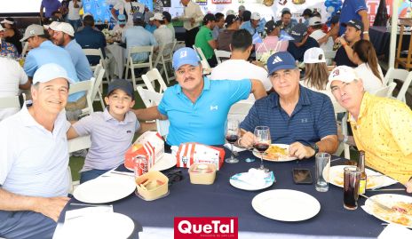  Ricardo Gómez, Jerónimo Rangel, Edgardo Torres, Alejandro López y Paco Espinosa.