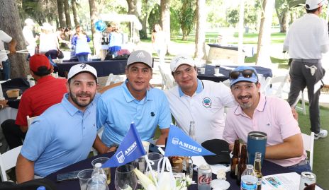  Ricardo Berrones, Fernando Arredondo, Iván Ramírez y Mario Noriega.