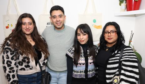  Fernanda de Pablos y Salvador Zárate, Massiel Cervantes y Yaneth Aguiñaga.