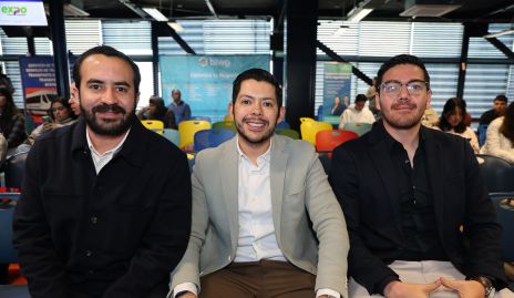  Víctor Medina, Ricardo de Reza y Roberto Garnica.