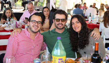  Eduardo Gómez, Federico Alcalde y Rocío Mendizábal.