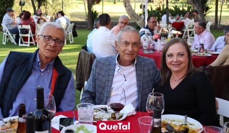  Javier Moreno, Antonio Acebo e Isabel Camargo.