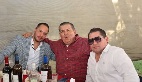 Raúl Rodríguez, Roberto Solano yEnrique Ocejo.