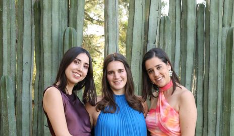  Andrea de la Torre, Mercedes Díaz y Mariana Fernández.