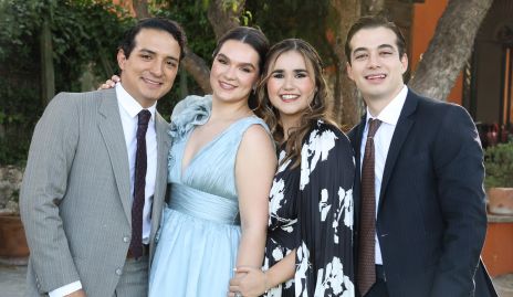  Arturo Guel, Melissa Galindo, Melissa Fernández y Álvaro Guel.