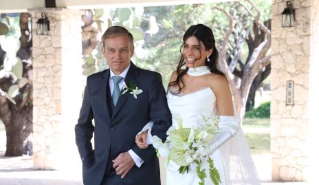  Gerardo Díaz Infante con su hija Ana Lu.