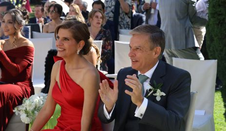  Ana Lucía Díaz y Gerardo Díaz Infante, papás de la novia.