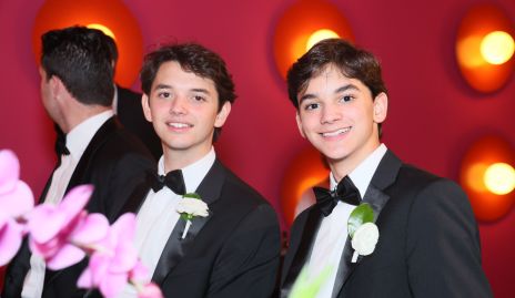  Jorge Andrés y Santiago Leiva Eichelmann, hermanos de la novia.