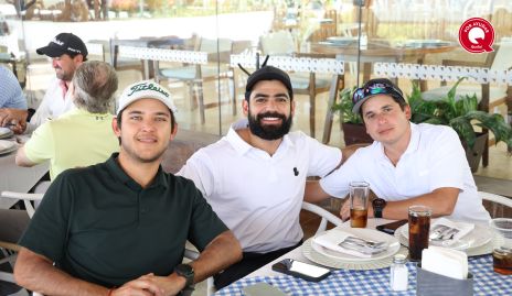  Matew Delgado, Alfredo Esper y Agustín Soberón.