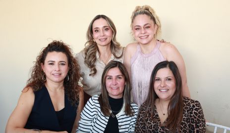  Yolanda Álvarez, Rosa Motilla, Julissa Ayala, Liliana Mendoza y Marisol Ortíz.