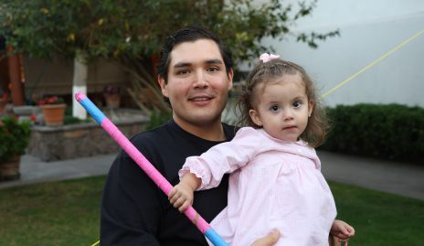  Gunter Stahl con su sobrina Joaquina Stahl.