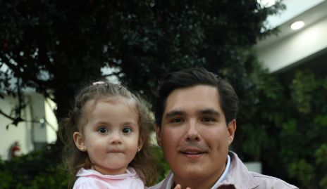  Jorge Stahl con su hija Joaquina.