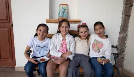  Natalia García, Inés Del Valle, Elena Reverte y Mariana Rubio.