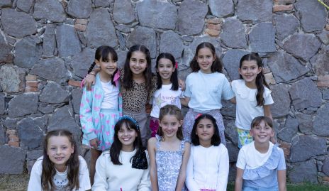 Ale Conde con sus amigas.