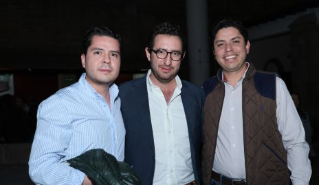  Rodrigo Agundis, Francisco Ortiz y Víctor Hernández.