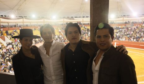  Valeri Vega, Gael Tobías, Leonardo Tobías y Luis Alexis Vega .