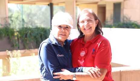  Paty del Peral y Marcela Rangel.