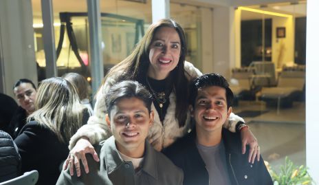  Luis Torres, Karina Morales y Mario Yáñez.