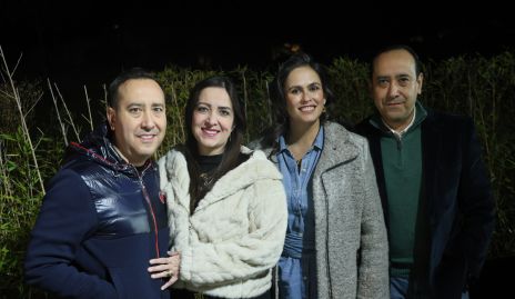  Enrique González, Karina Morales, Bárbara Villalpando y Toño González.