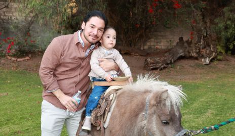  Miguel Torres y su hija Inés.