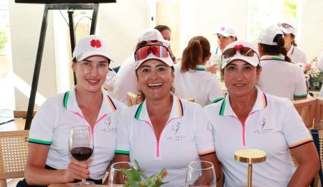  Olessia Shevchenko, Paty Lara y Blanca González.