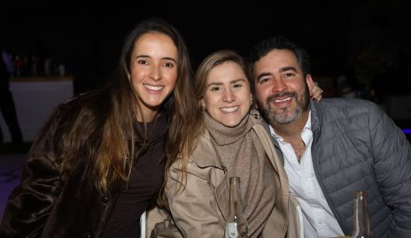  María Cueli, Camila Fernández y Fernando Domínguez.