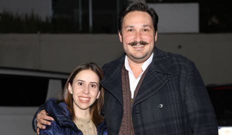  María Espinoza y Miguel García.