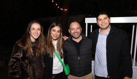  María Cueli, Claudia Rodríguez, Carlos Fonseca y Rodrigo Santana.
