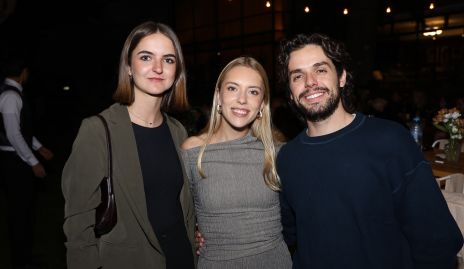  Camila Bárcena, Emilia García y Marcelo Navarro.