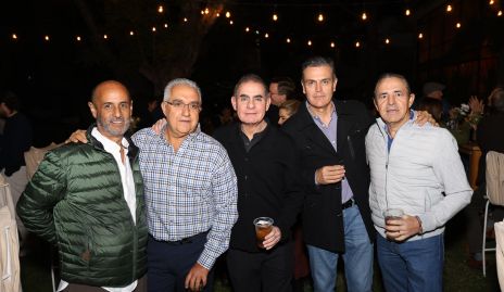  David García, Oscar Villarreal, Eduardo Zendejas, Huicho Fernández y  Gerardo Valle.