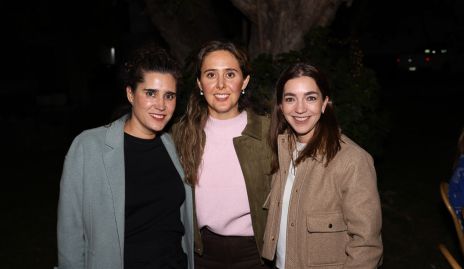 Mariana de Luna, Valeria Villarreal y Mónica Garza.