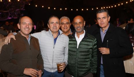  Roberto del Valle, Gerardo Valle, Oscar Villarreal, David García y Huicho Fernández.