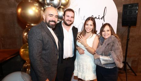  Germán de Luna, Felipe Martín Alba, Ingrid de Luna e Ingrid Pérez.