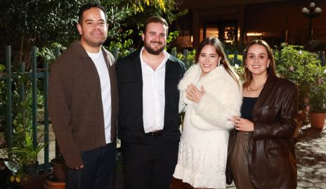  Ernesto Cervantes, Felipe Martín Alba, Ingrid de Luna y Alejandra Martínez.