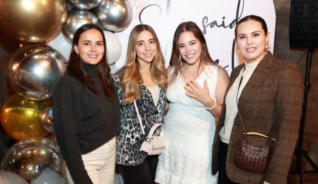  Ceci Dávila, Estefanía Leija, Ingrid de Luna y María Herrejón.
