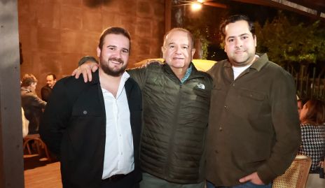  Felipe Martín Alba hijo, Felipe Martín Alba y Andrés Mina.