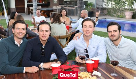  José Miguel Meade, César Flores, Rodrigo Navarro y Gero Gómez.