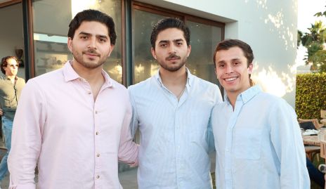  Javier Ponce, Diego Ponce y Luis Tinajero.